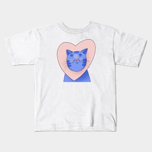 Cat Valentine’s Day Kids T-Shirt